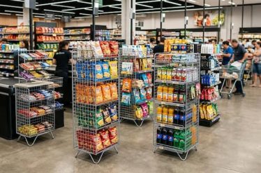 Expositor em aramado para supermercados: fale com a Jetferr